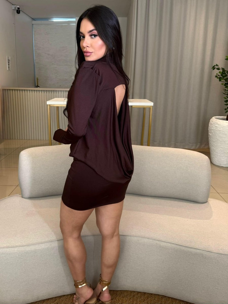 Vestido ombreiras