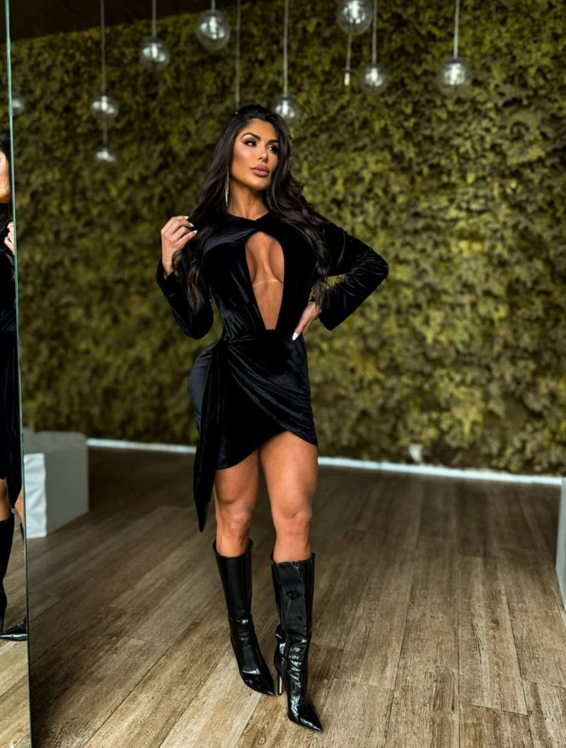 Vestido Veludo